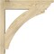 Ekena Millwork Thorton Rough Sawn Traditional Outlooker, Douglas Fir, 6"W x 24"D x 24"H OUT06X24X24THR01RDF - alternate 3